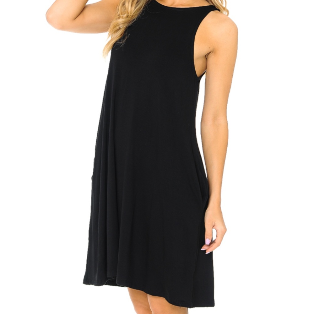 SLEEVELESS DRESS WITH POCKETS - Picture 4 of 5